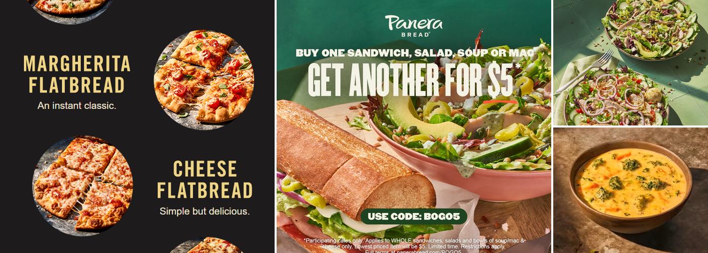 Panera Bread Menu