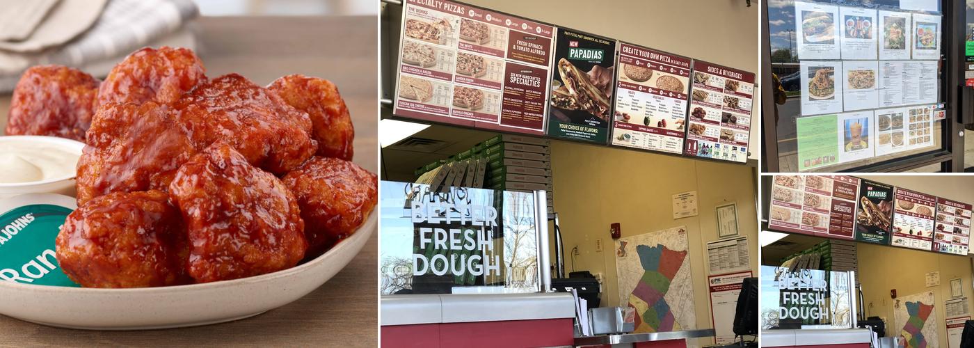 Papa Johns Pizza Menu