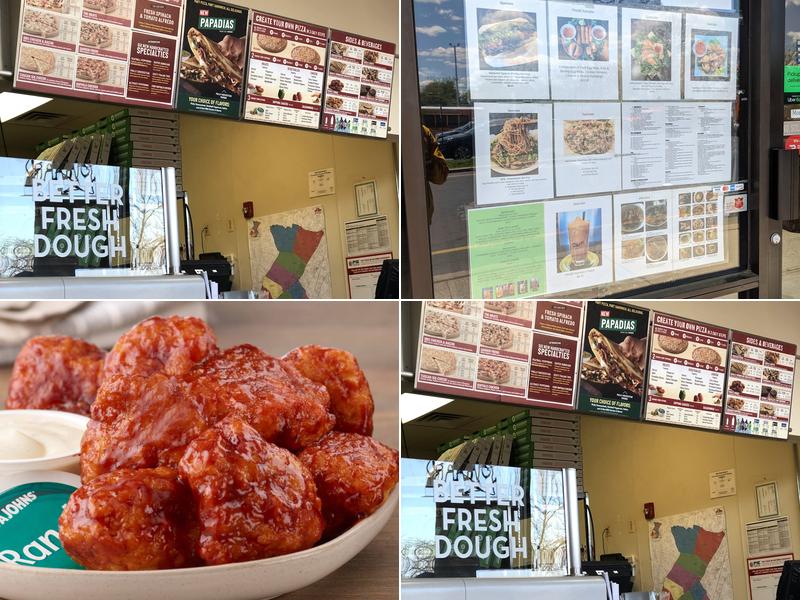 Papa Johns Pizza Menu