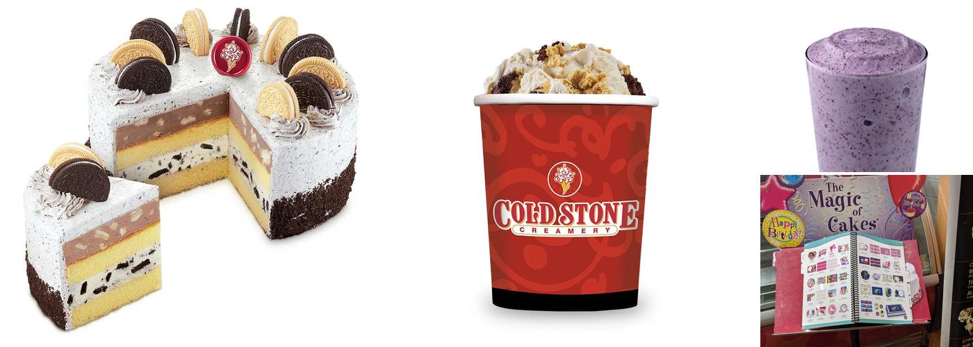 Cold Stone Creamery Menu