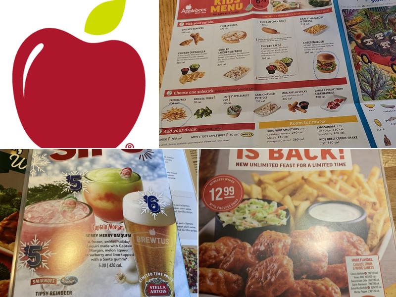 Applebee's Grill + Bar Menu