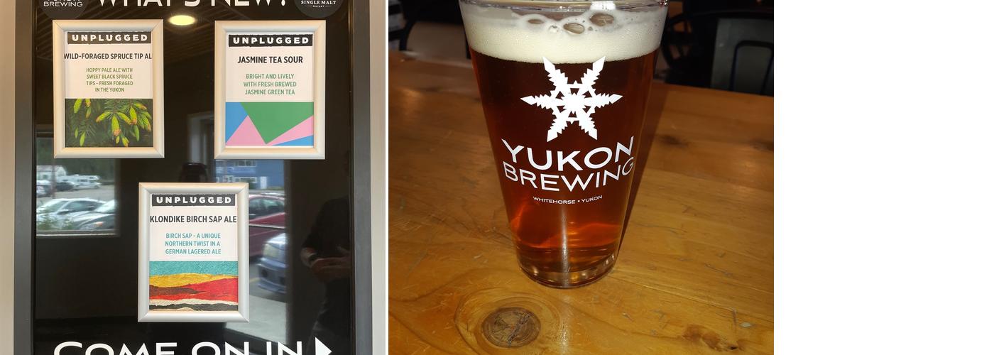 Yukon Brewing Menu