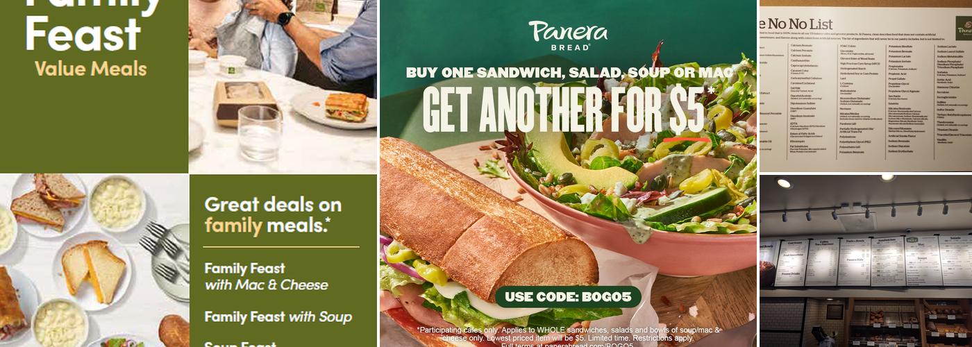 Panera Bread Menu