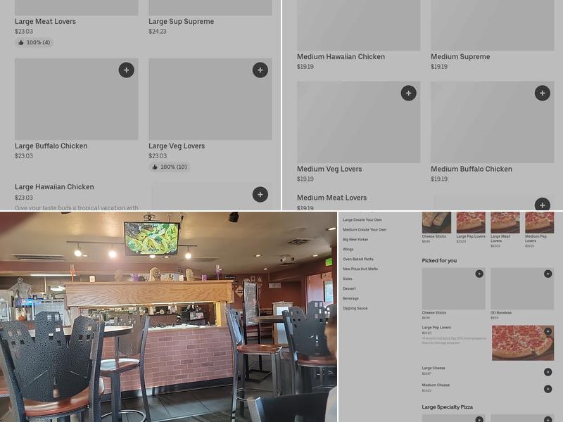 Pizza Hut Menu