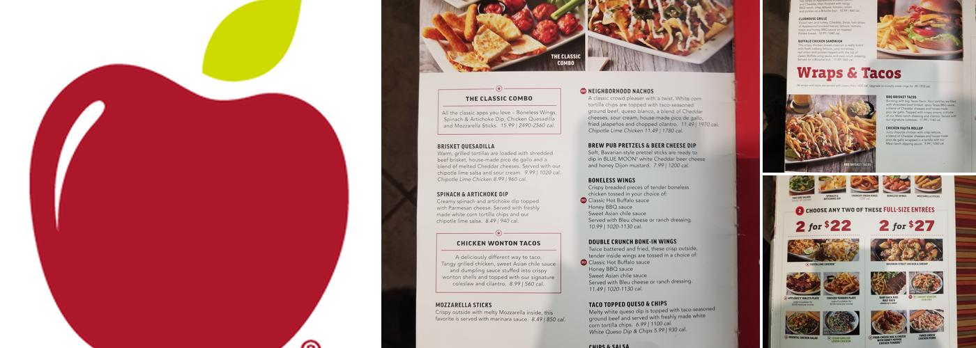 Applebee's Grill + Bar Menu