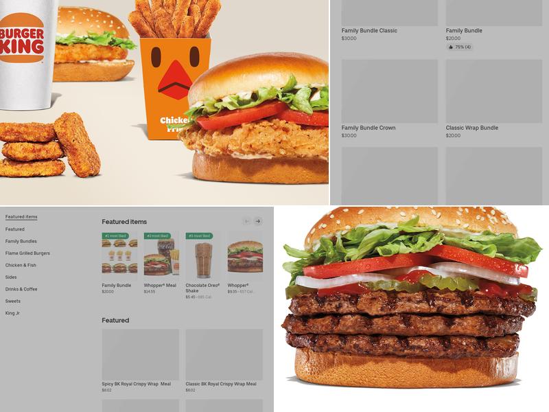 Burger King Menu