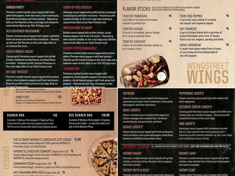 Pizza Hut Menu