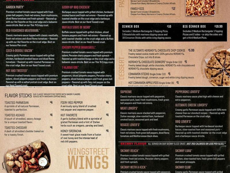 Pizza Hut Menu