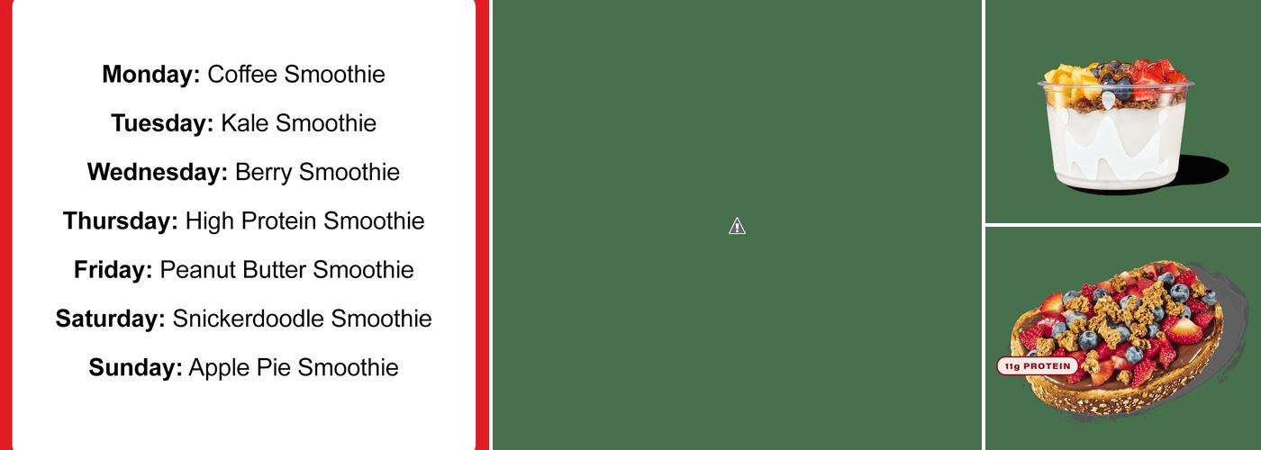 Smoothie King Menu