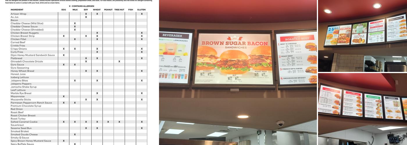 Arby's Menu