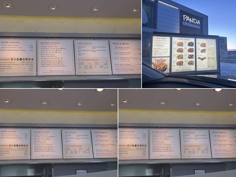 Panda Express Menu