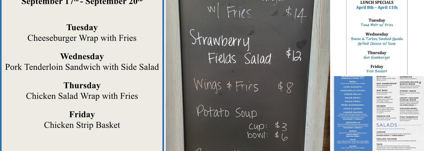 The Clubhouse Grille Menu