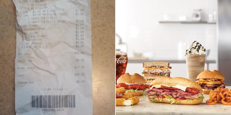 Arby's Menu