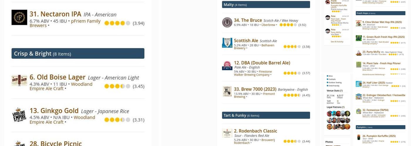 Meriwether Cider House - Downtown Menu