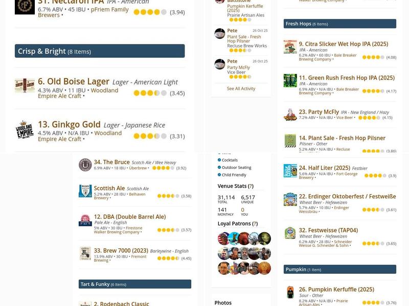 Meriwether Cider House - Downtown Menu