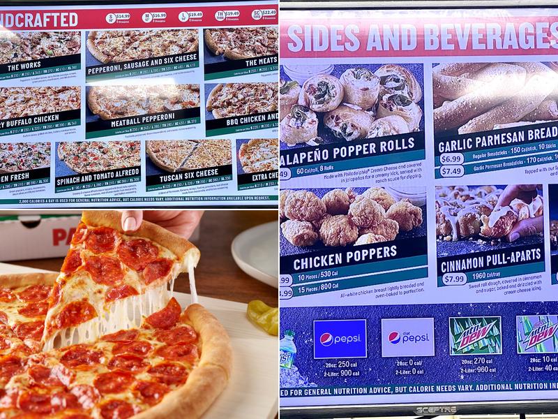 Papa Johns Pizza Menu