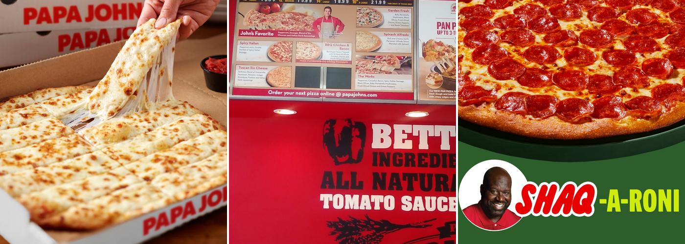 Papa Johns Pizza Menu