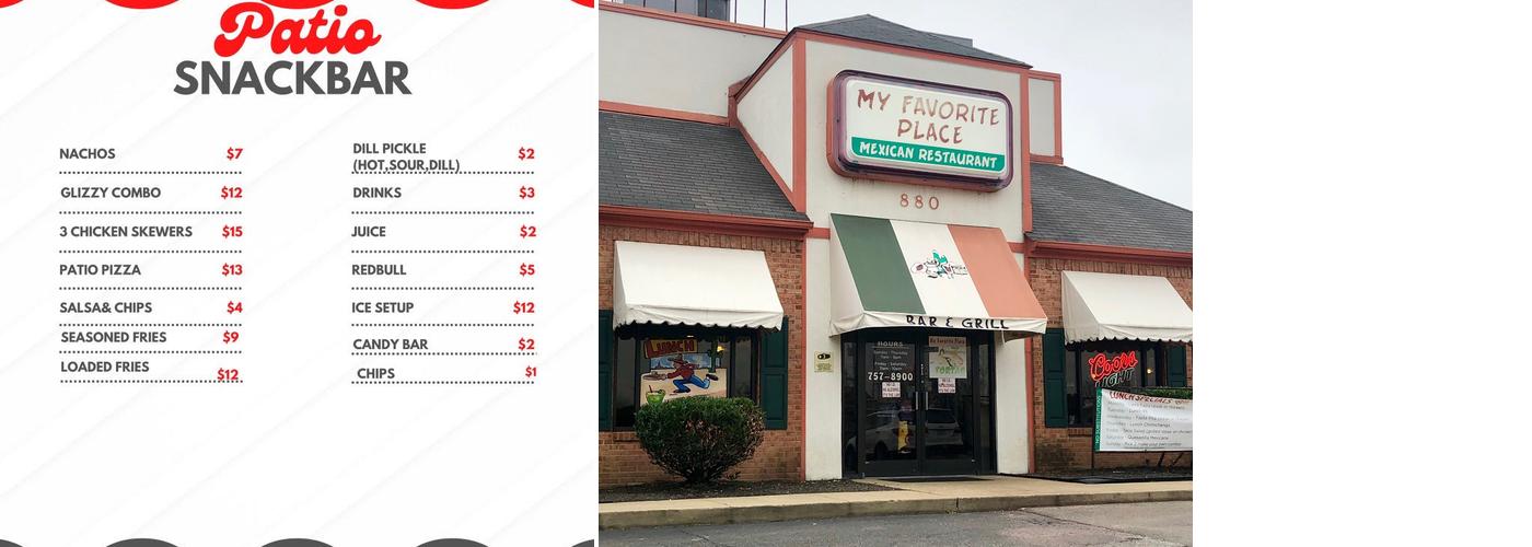 The PATIO Menu