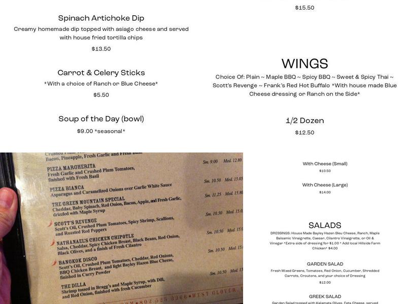 Lake Parker Country Store Menu