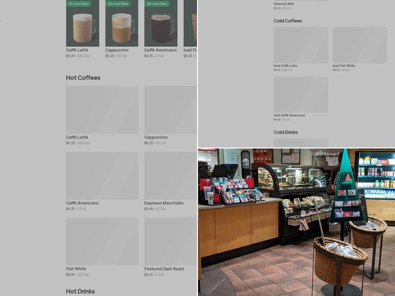 Starbucks Menu