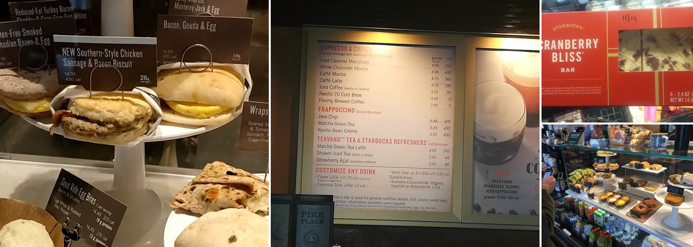 Starbucks Menu