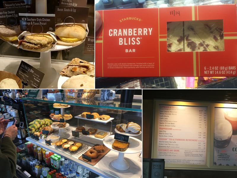Starbucks Menu