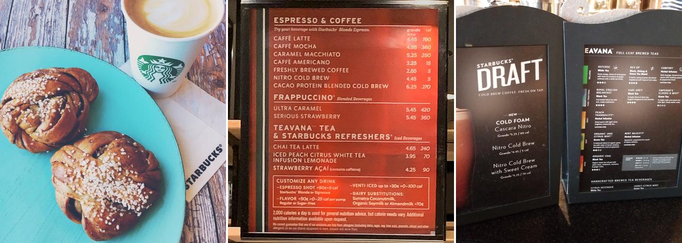 Starbucks Menu