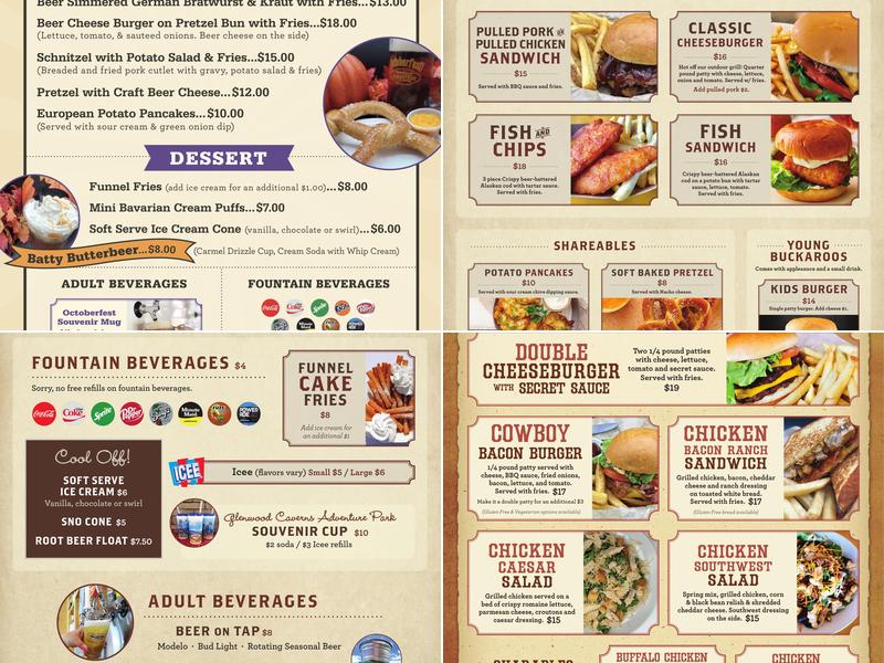 The Lookout Grille Menu