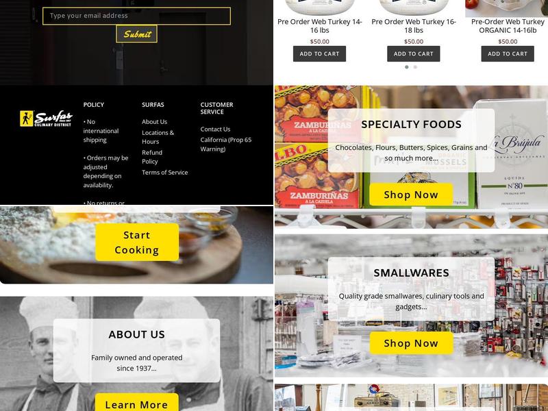 Culinary District Menu