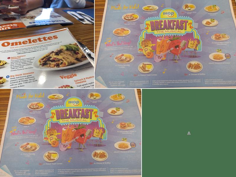 IHOP Menu