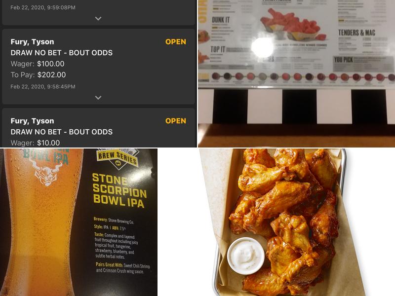 Buffalo Wild Wings Menu