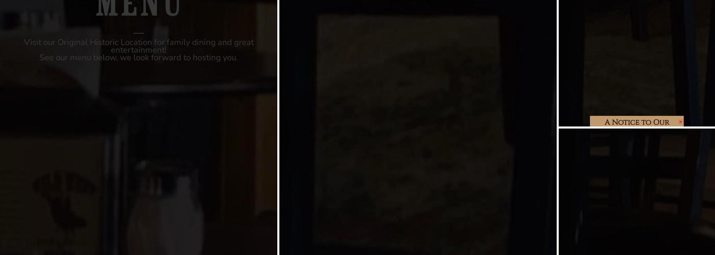 Wild West Express Menu