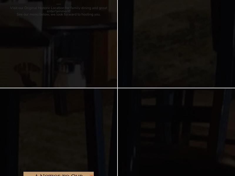 Wild West Express Menu