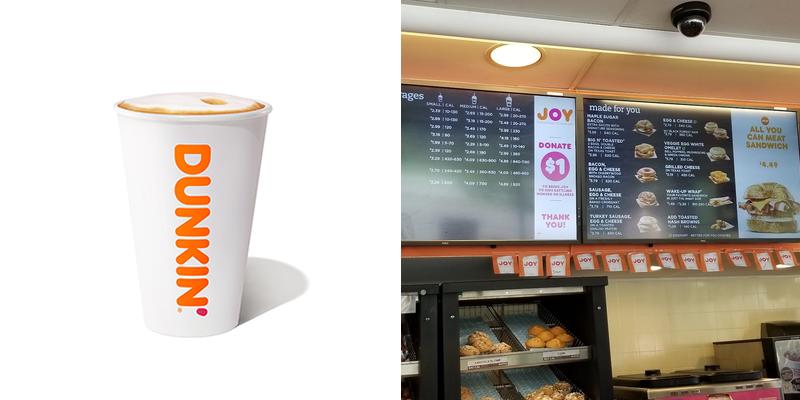 Dunkin' Menu