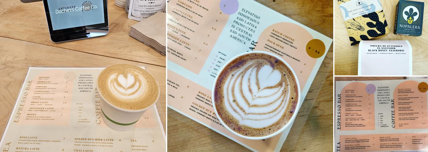 Duchess Coffee Menu