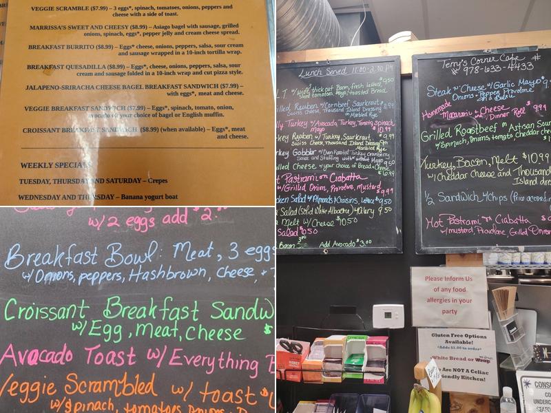 Corner Cafe Menu