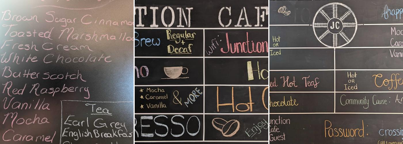 Junction Cafe Menu