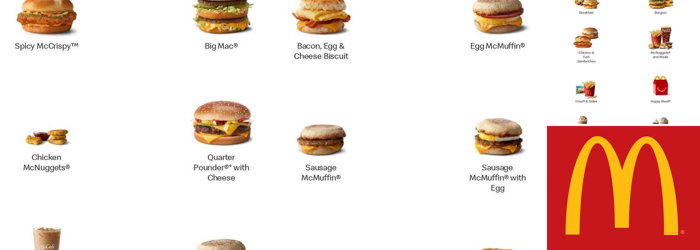 McDonald's Menu
