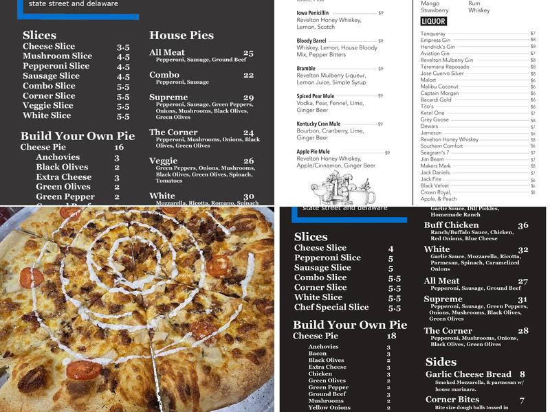 The Corner - Pizza and Alehouse Menu