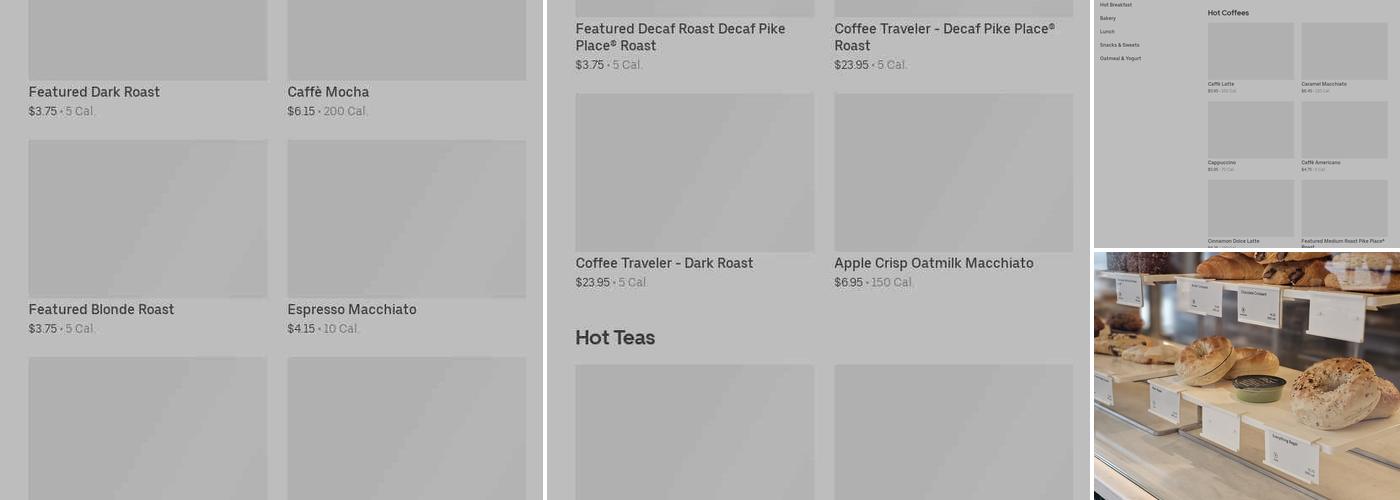 Starbucks Menu