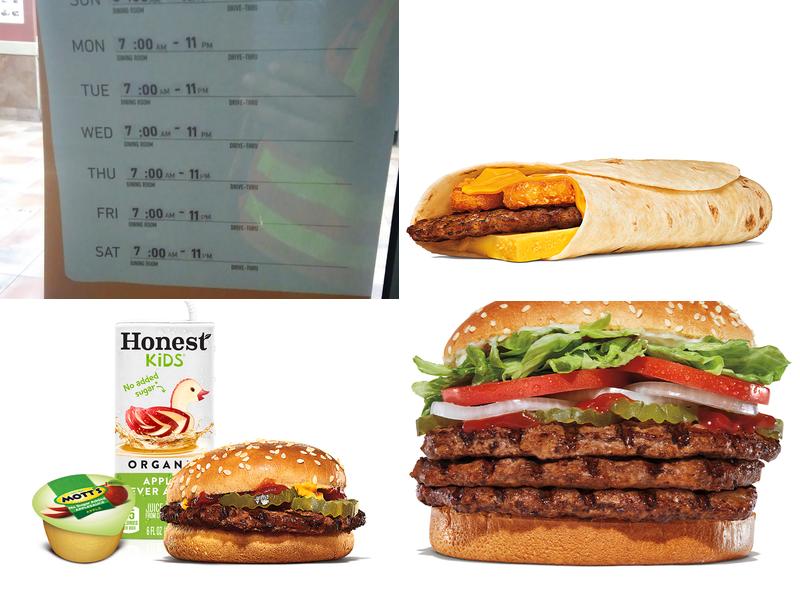Burger King Menu