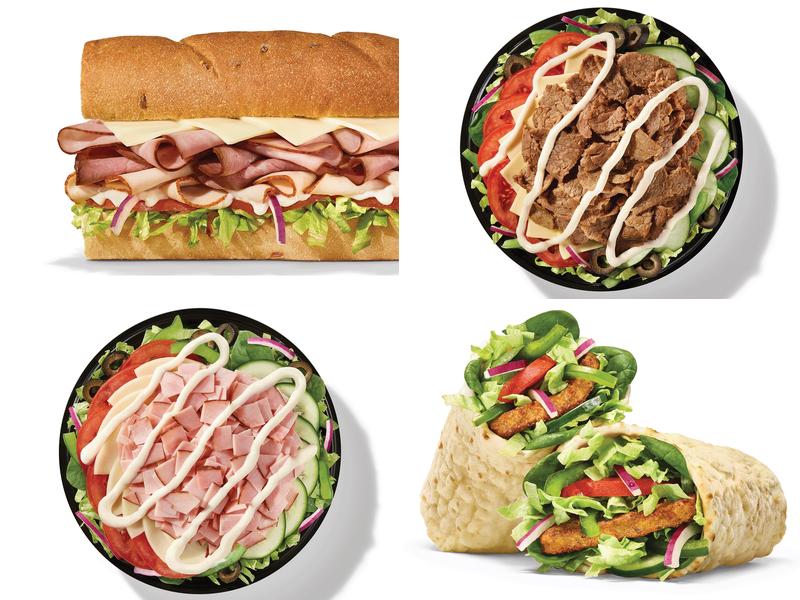 Subway Menu