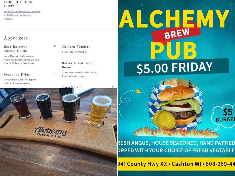 Alchemy Brewing Company Menu