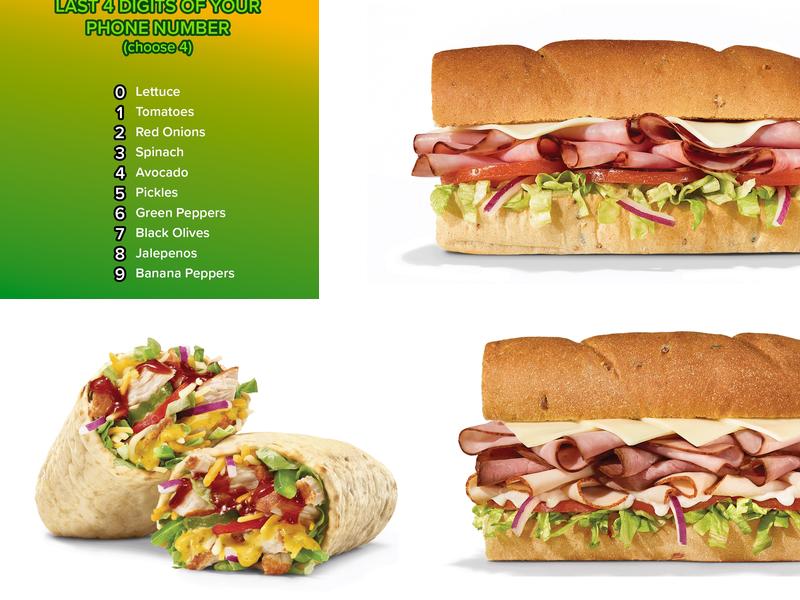 Subway Menu