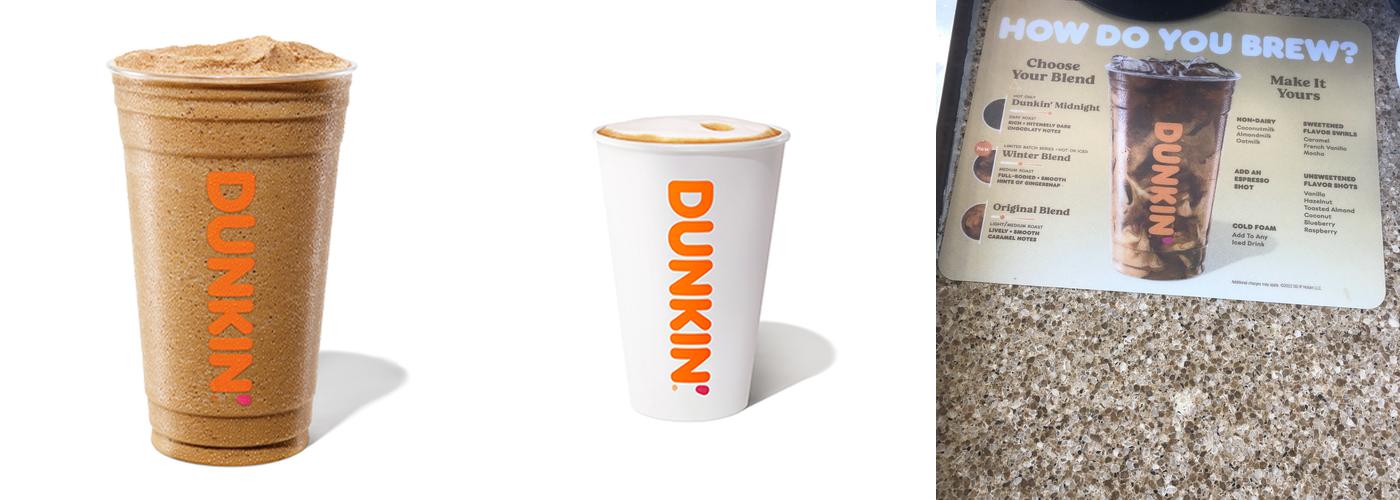 Dunkin' Menu