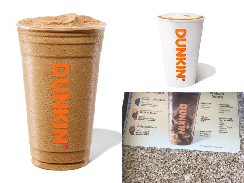 Dunkin' Menu