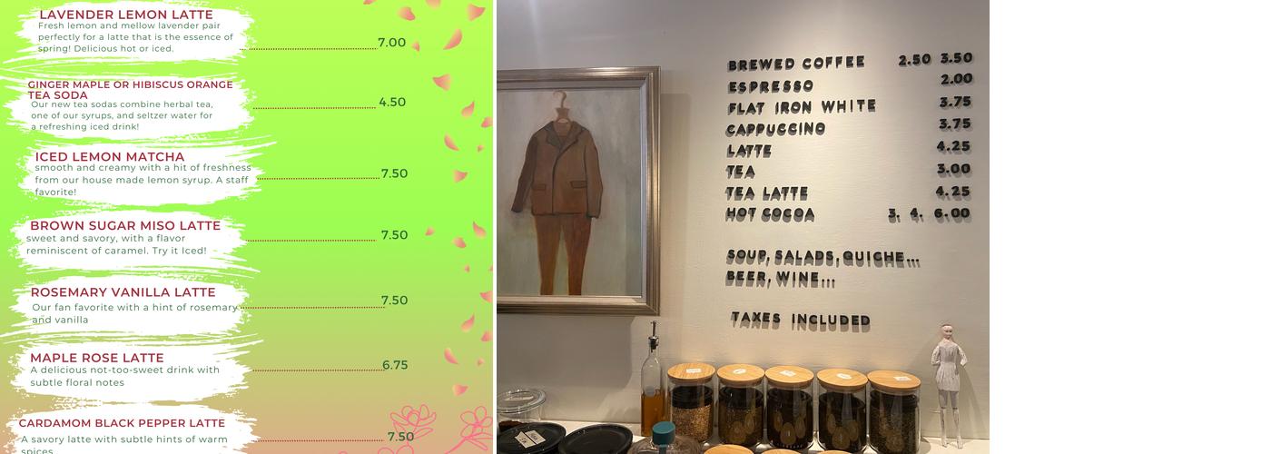 Flat Iron Cooperative Menu