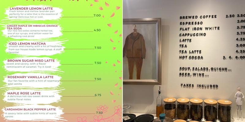 Flat Iron Cooperative Menu