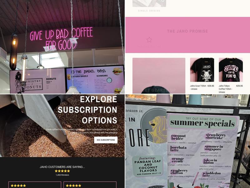 Jaho Coffee Roaster & Bakery Menu