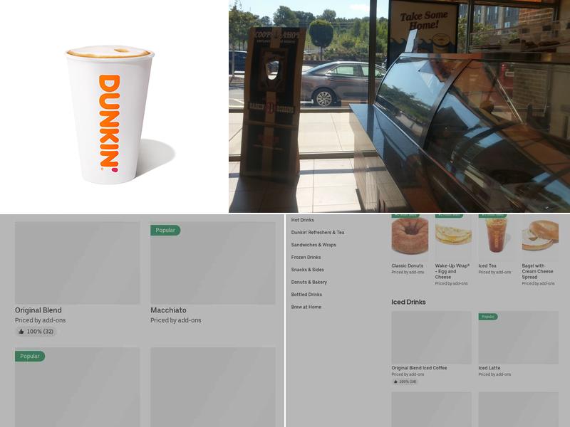 Dunkin' Menu